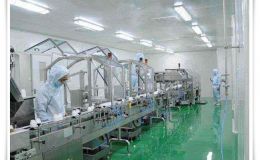 湖南果秀食品有限公司凈化生產(chǎn)車間裝修及空氣過(guò)濾器